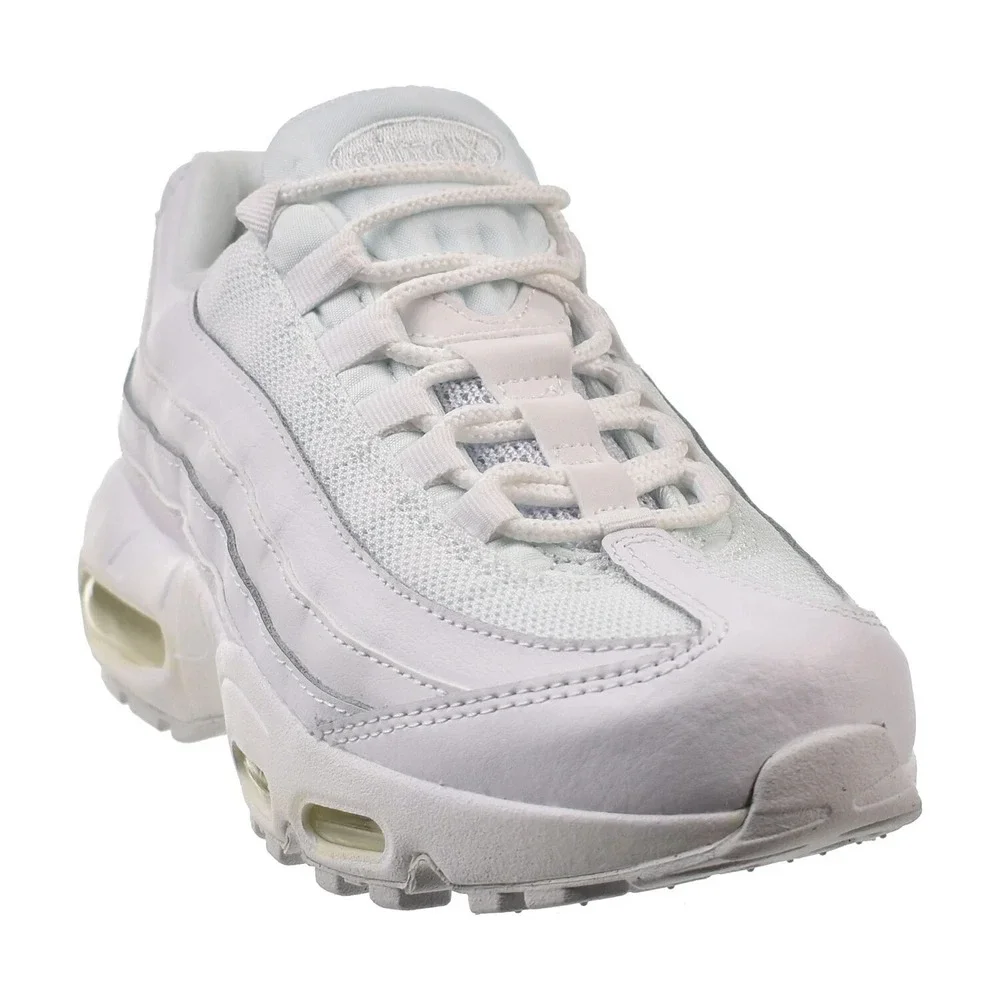 Nike Air Max 95 Recraft (GS) Big Kids Size 7Y‎ Shoes Triple White CJ3906-100 NEW